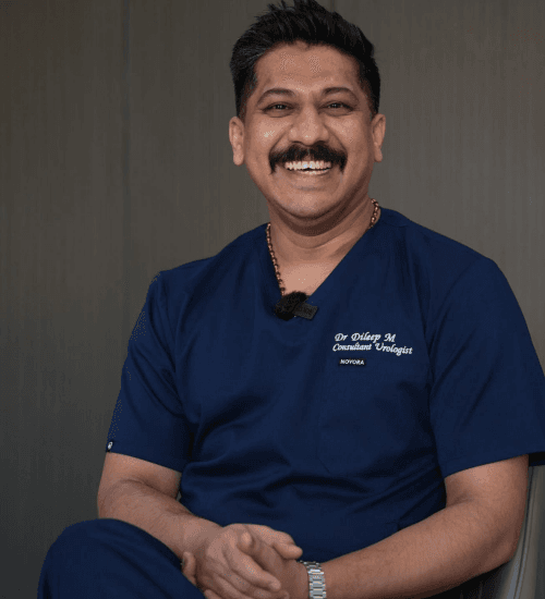 Dr. Dileep M - MBBS, MS (General Surgery), MCh (Urology) | Endourology; Minimally Invasive & Laparoscopic Surgeries (Pyeloplasty, Nephrectomy, Ureterolithotomy); Female Urology; Paediatric Urology; Andrology; Renal Transplantation; Robotic Surgery; Open Urological Surgeries | Bengaluru, India